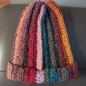 Multicolor Knit Beanie